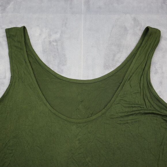 Baby Phat Swimsuit Womens 3X Green Rayon Spandex Logo Printed Tank One Piece - Picture 13 of 16